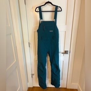 Burton Avalon Bibs in Deep Teal